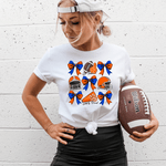 Football Bow Collage