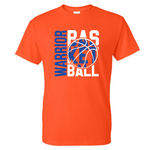 BASKETBALL ZOOM TEE ORANGE - GILDAN DRYBLEND 8000