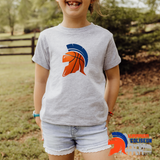 Basketball Helmet Gray Tee - Next Level 6010 or Bella Canvas