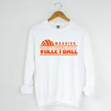 WARRIOR VOLLEYBALL WHITE CREW SWEATSHIRT GILDAN 18000