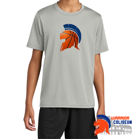 A4 YOUTH GRAY COOLING TEE BASKETBALL HELMET A4NB3142