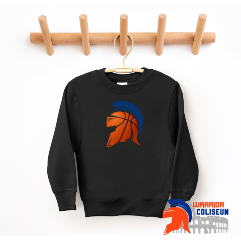 Basketball Helmet Black Gildan Sweatshirt