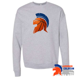 Basketball Helmet Bella Canvas Drop Shoulder Sweatshirt Gray