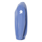 Comfort Colors Flo Blue Grunge Football Mom Sweatshirt 1566