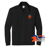 BASKETBALL HELMET NIKE BLACK CLUB FLEECE SLEEVE SWOOSH 1/2-Zip NKDX6718