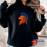 Basketball Helmet Black Gildan Hoodie