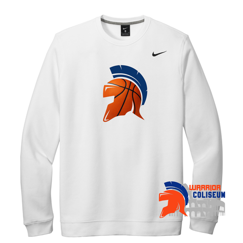 BASKETBALL HELMET WHITE NIKE CLUB FLEECE CREW CJ1614