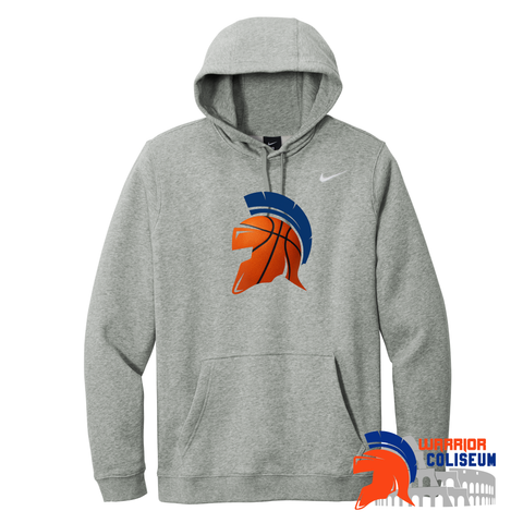 BASKETBALL HELMET GRAY NIKE CLUB FLEECE HOODIE CJ1611