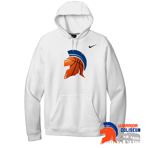 BASKETBALL HELMET WHITE NIKE CLUB FLEECE HOODIE CJ1611
