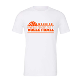 Warrior Volleyball White Bella + Canvas Tee