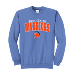 Port & Co Heather Royal Varsity Crew Sweatshirt PC78