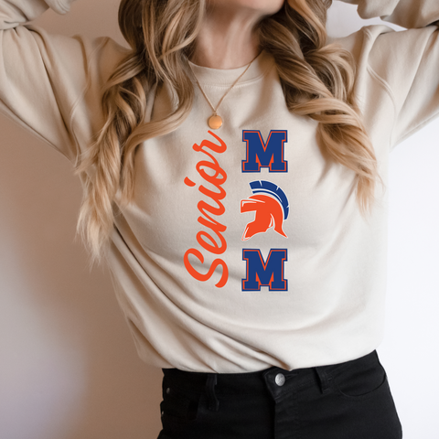 Senior Mom Bella Canvas Heather Dust Sweatshirt