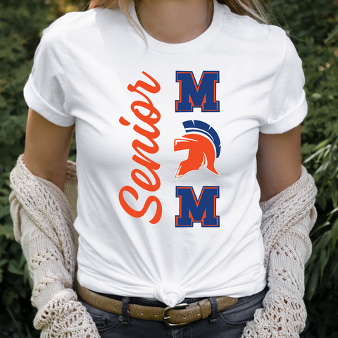 Senior Mom Bella Canvas White Tee