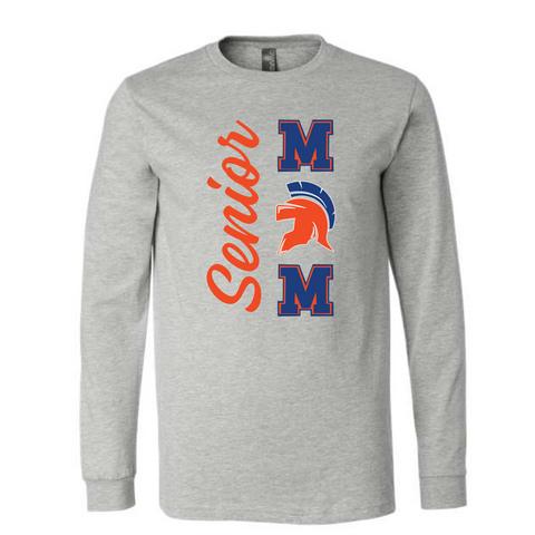Senior Mom Long Sleeve Bella Canvas Tee