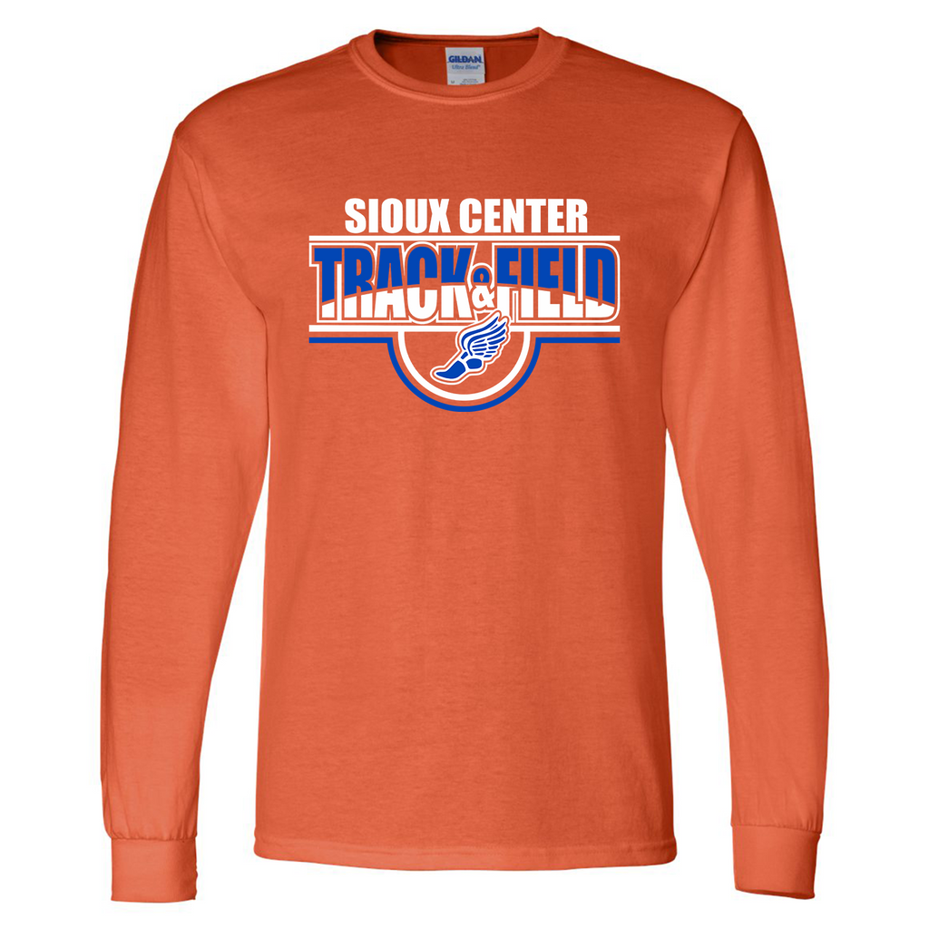 Track Show Wing TRACK SHOE WINGS GILDAN LONG SLEEVE – Sioux Center Warriors