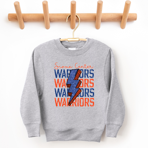 Sioux Center Lightning Bolt Crew Sweatshirt