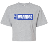 American Apparel Gray Boxy Crop We Are Warriors Tee 102