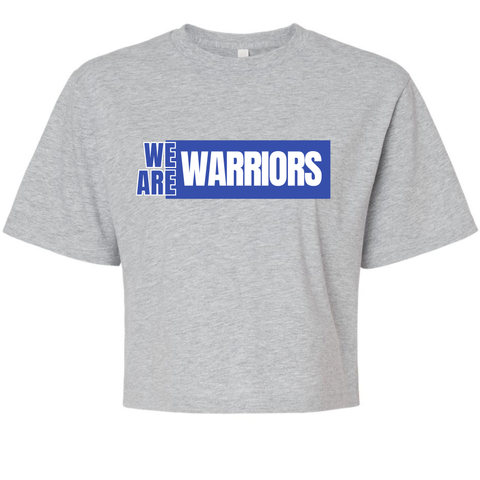 American Apparel Gray Boxy Crop We Are Warriors Tee 102