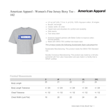 American Apparel Gray Boxy Crop We Are Warriors Tee 102