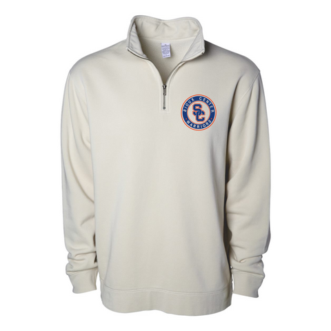 Independent Unisex Pigment Ivory Quarter-Zip Pullover PRM4600QZ