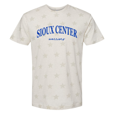 STAR PRINT SIOUX CENTER WARRIORS CODE FIVE 3929 TEE