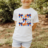 Volleyball Bow Collage White Tee
