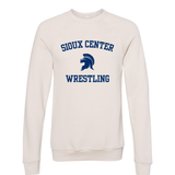 Warriors Classic Wrestling Bella + Canvas Raglan Sweatshirt