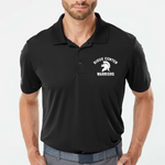 ADIDAS BLACK PERFORMANCE POLO