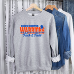 WARRIORS TRACK AND FIELD GILDAN CREW SWEATSHIRT