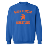 Warriors Classic Wrestling Gildan Crew Sweatshirt