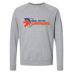 Warriors Horizontal Shield - Next Level Raglan Sweatshirt