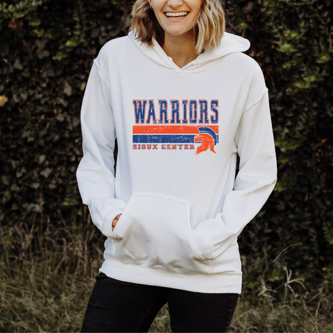 Vintage Warriors Gildan Hoodie