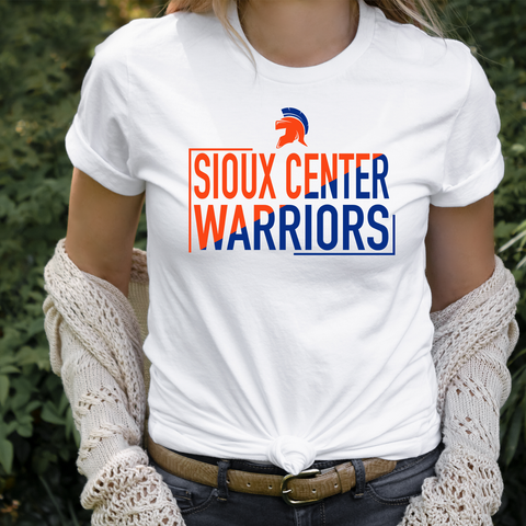 Warriors Slant Tee