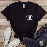SC HELMET POCKET VNECK - HEATHER BLACK