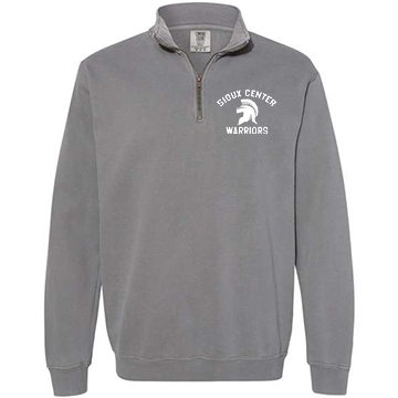 Comfort Colors Steel Gray Quarter Zip