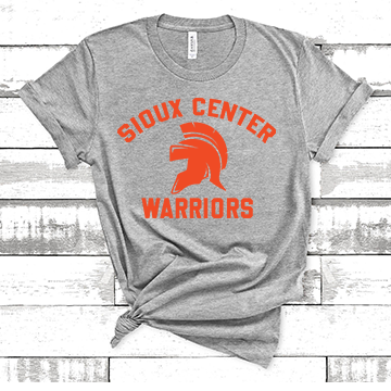 Sioux Center Warriors Helmet (ATHLETIC HEATHER GRAY)