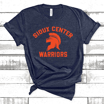 Sioux Center Warriors Helmet (Heather Navy)