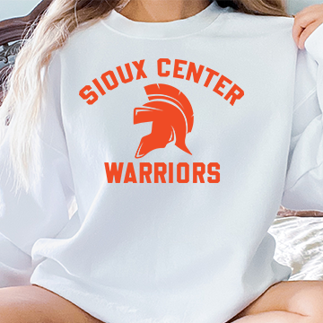 Sioux Center Warriors White Sweatshirt